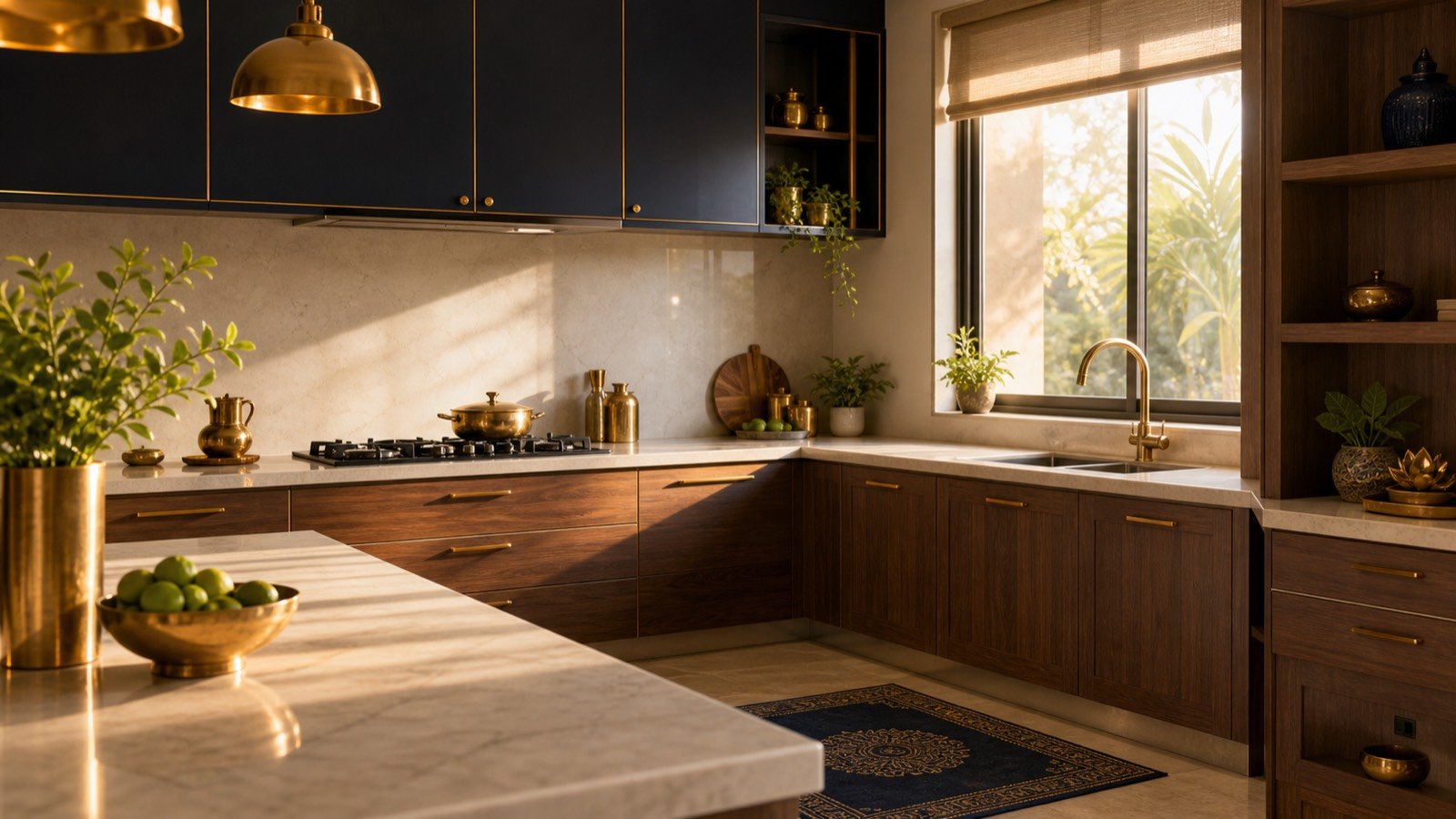 Modern Indian kitchen for Kitchen Vastu dos and don’ts